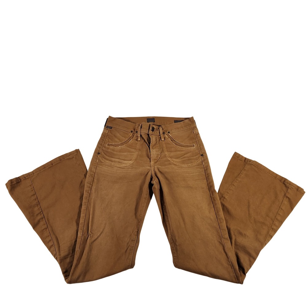Citizens of‎ Humanity Angie Super Flare Brown Jeans Womens 25 Style 1387-870
